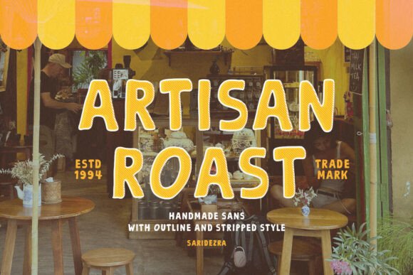 Artisan Roast: A Handmade Sans Serif for Authentic Design