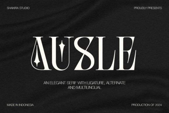 Ausle: A Modern Serif for Timeless Elegance