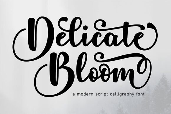 Delicate Bloom: The Font of Soft Elegance for Your Projects