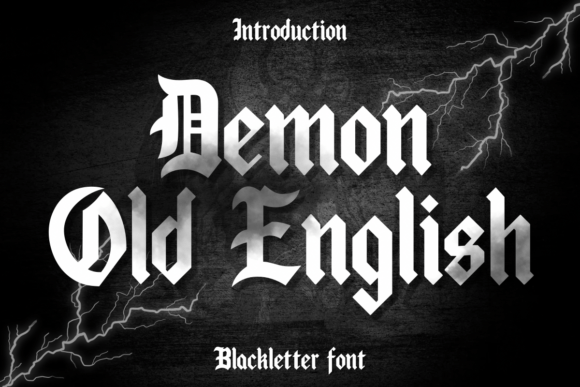 Demon Old English: A Blackletter Font for Bold Branding