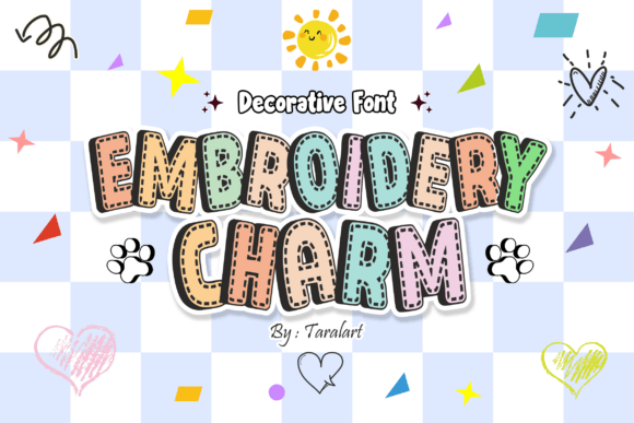 Embroiderycharm Regular: Your Go-To Creative Font