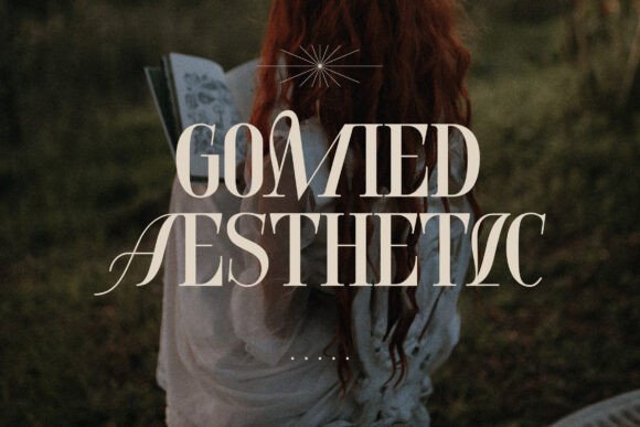 Gomied Aesthetic: The Serif Font Blending Feminine Charm with Modern Edge
