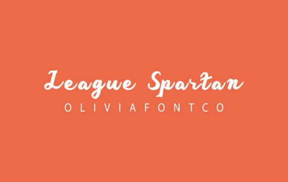 League Spartan: A Handwritten Font for Modern Designs