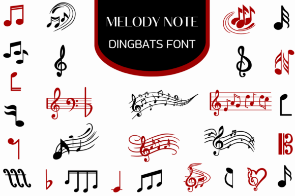 Melody Notes: The Creative Dingbats Font for Modern Projects