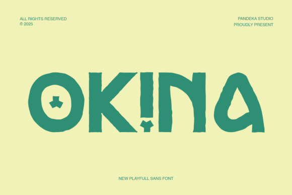 Okina: The Playful Display Font for Modern Branding