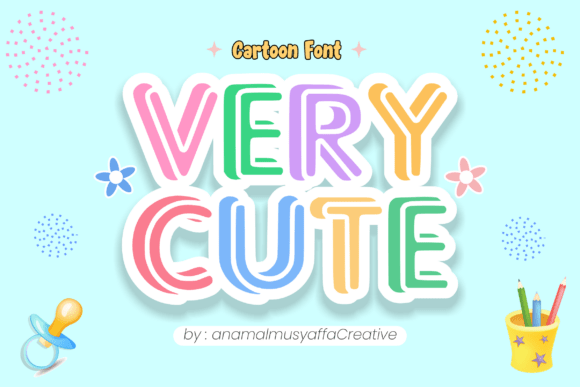 Very Cute: A Playful Typeface for Modern Creators