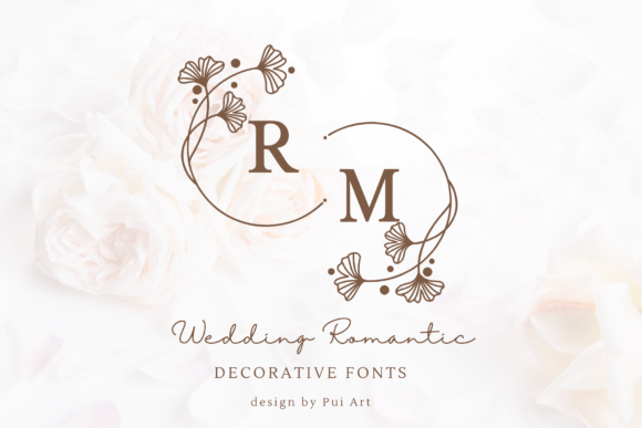 Wedding Romantic: Where Floral Frames Meet Classic Serifs