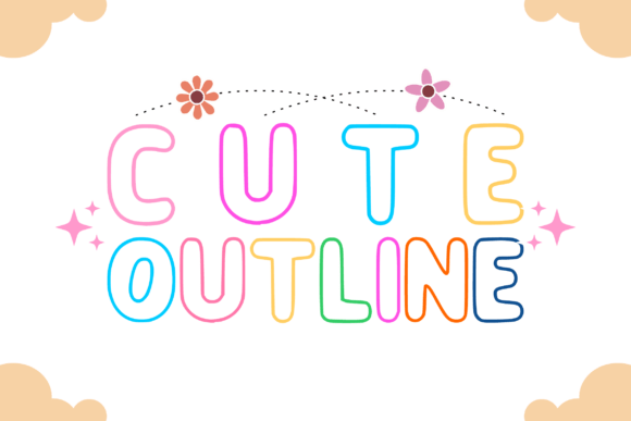 Why Cute Outline Is Your Next Go-To Creative Font